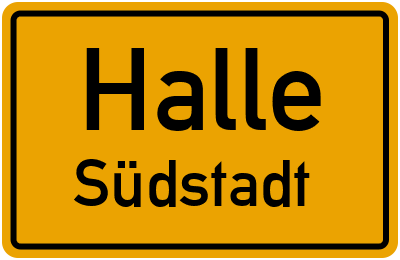 Straßenverzeichnis Halle Südstadt