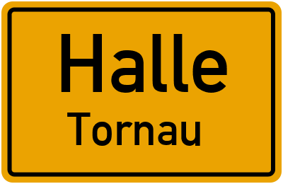 Straßenverzeichnis Halle Tornau