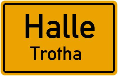 Straßenverzeichnis Halle Trotha