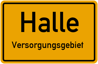 Straßenverzeichnis Halle Versorgungsgebiet