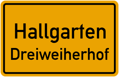 Straßenverzeichnis Hallgarten Dreiweiherhof