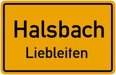 Straßenverzeichnis Halsbach Liebleiten