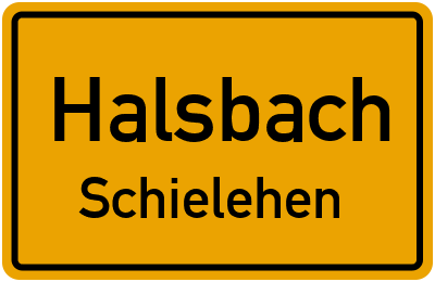 Straßenverzeichnis Halsbach Schielehen