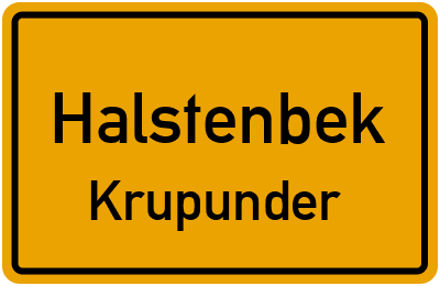 Straßenverzeichnis Halstenbek Krupunder