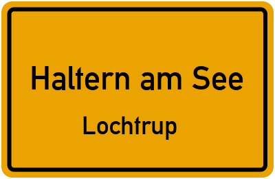 Straßenverzeichnis Haltern am See Lochtrup