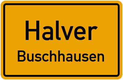 Straßenverzeichnis Halver Buschhausen