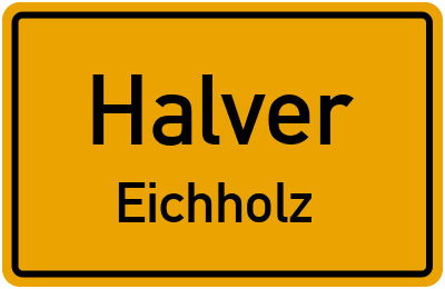 Straßenverzeichnis Halver Eichholz
