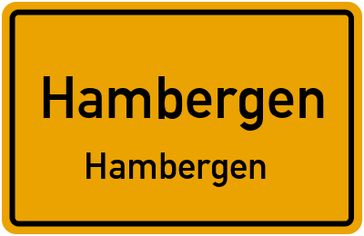 Straßenverzeichnis Hambergen Hambergen