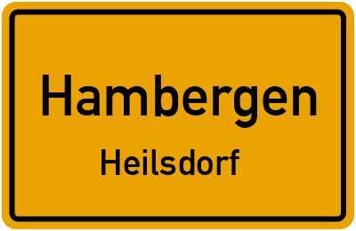Straßenverzeichnis Hambergen Heilsdorf