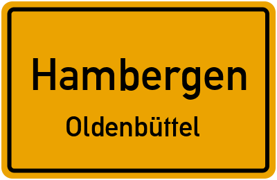 Straßenverzeichnis Hambergen Oldenbüttel