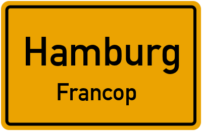 Straßenverzeichnis Hamburg Francop