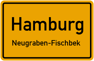 Ortsschild Hamburg Neugraben-Fischbek