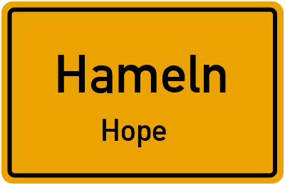 Straßenverzeichnis Hameln Hope