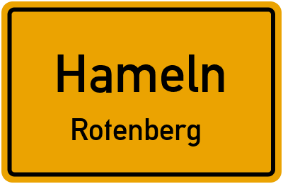 Straßenverzeichnis Hameln Rotenberg