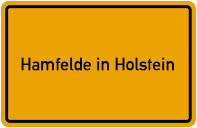 Hamfelde in Holstein in Schleswig-Holstein