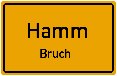 Straßenverzeichnis Hamm Bruch