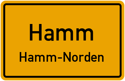 Straßenverzeichnis Hamm Hamm-Norden