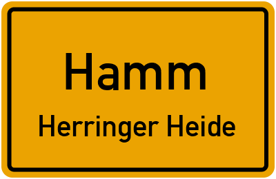 Straßenverzeichnis Hamm Herringer Heide