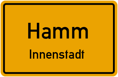 Straßenverzeichnis Hamm Innenstadt