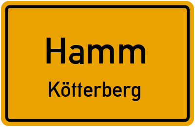 Straßenverzeichnis Hamm Kötterberg