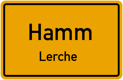 Straßenverzeichnis Hamm Lerche