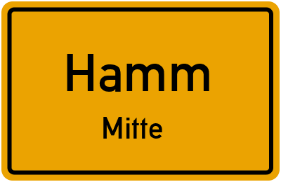 Straßenverzeichnis Hamm Mitte