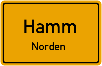 Straßenverzeichnis Hamm Norden