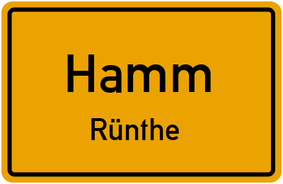 Straßenverzeichnis Hamm Rünthe