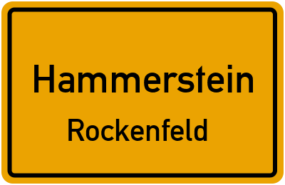 Straßenverzeichnis Hammerstein Rockenfeld