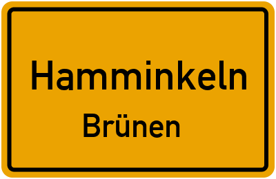 Straßenverzeichnis Hamminkeln Brünen