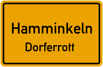 Straßenverzeichnis Hamminkeln Dorferrott