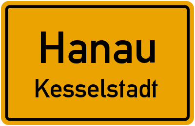 Straßenverzeichnis Hanau Kesselstadt