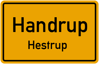 Straßenverzeichnis Handrup Hestrup