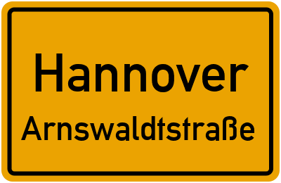 Straßenverzeichnis Hannover Arnswaldtstraße