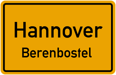 Straßenverzeichnis Hannover Berenbostel