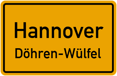 Straßenverzeichnis Hannover Döhren-Wülfel