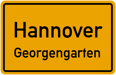 Straßenverzeichnis Hannover Georgengarten