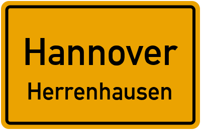 Straßenverzeichnis Hannover Herrenhausen