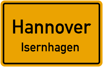 Straßenverzeichnis Hannover Isernhagen