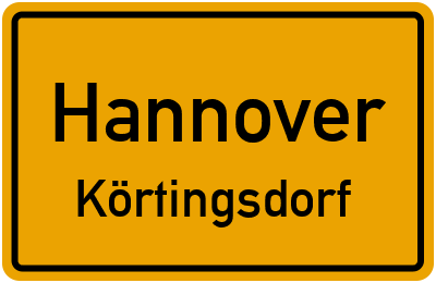 Straßenverzeichnis Hannover Körtingsdorf