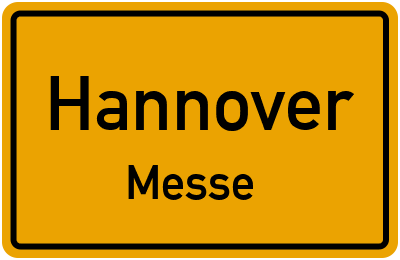 Straßenverzeichnis Hannover Messe