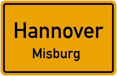 Straßenverzeichnis Hannover Misburg