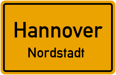 Ortsschild Hannover Nordstadt