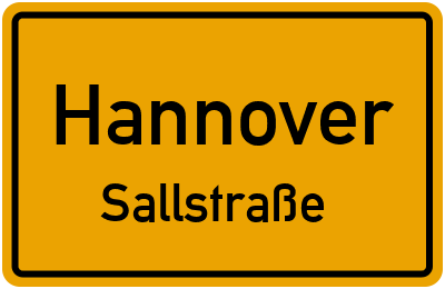 Straßenverzeichnis Hannover Sallstraße