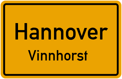 Ortsschild Hannover Vinnhorst