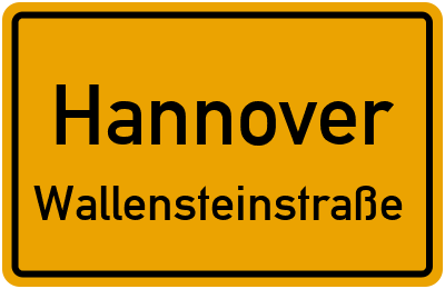 Straßenverzeichnis Hannover Wallensteinstraße
