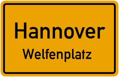 Straßenverzeichnis Hannover Welfenplatz