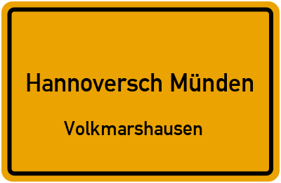Straßenverzeichnis Hannoversch Münden Volkmarshausen