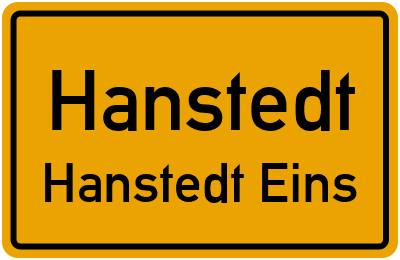 Straßenverzeichnis Hanstedt Hanstedt Eins