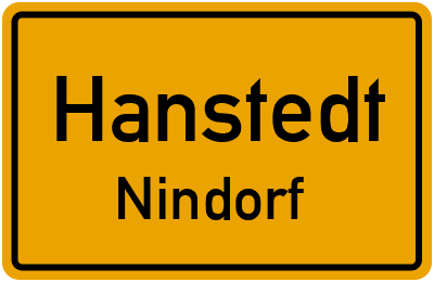 Straßenverzeichnis Hanstedt Nindorf